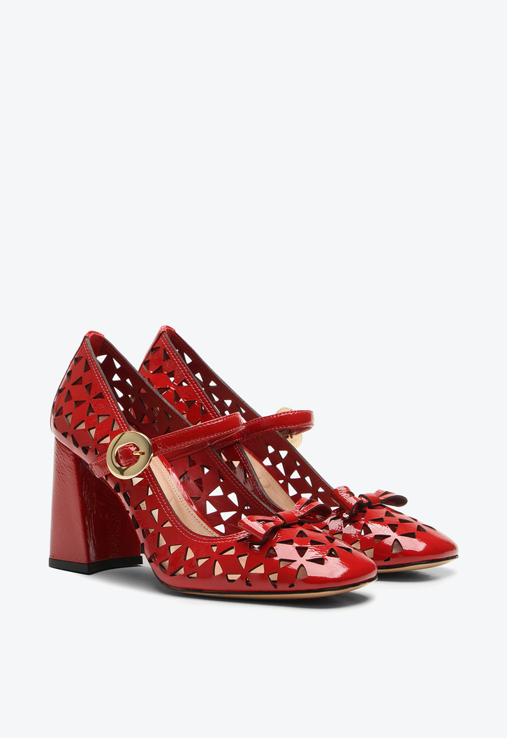【レビューで送料無料】 Scarpin MALL ZZ | Georgina Vicenza Vermelho トップス