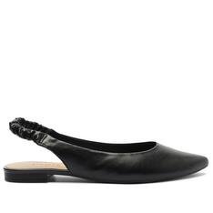 Sapatilha Preta Anacapri Slingback Elástico