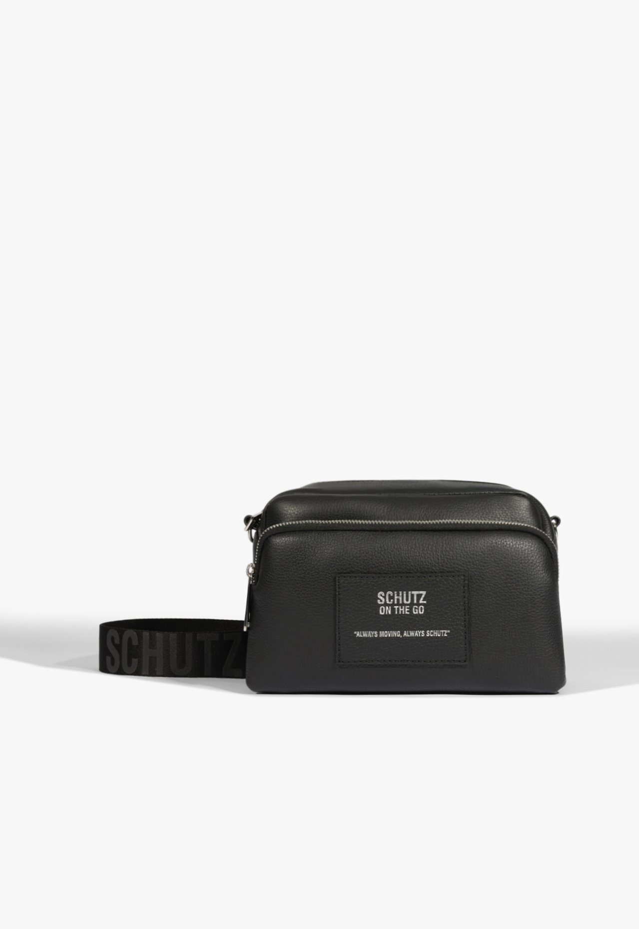 小物 guuuuu1106 Bolsa Schutz Tiracolo Crossbody Journey Pequena Couro Preta | ZZ MALL
