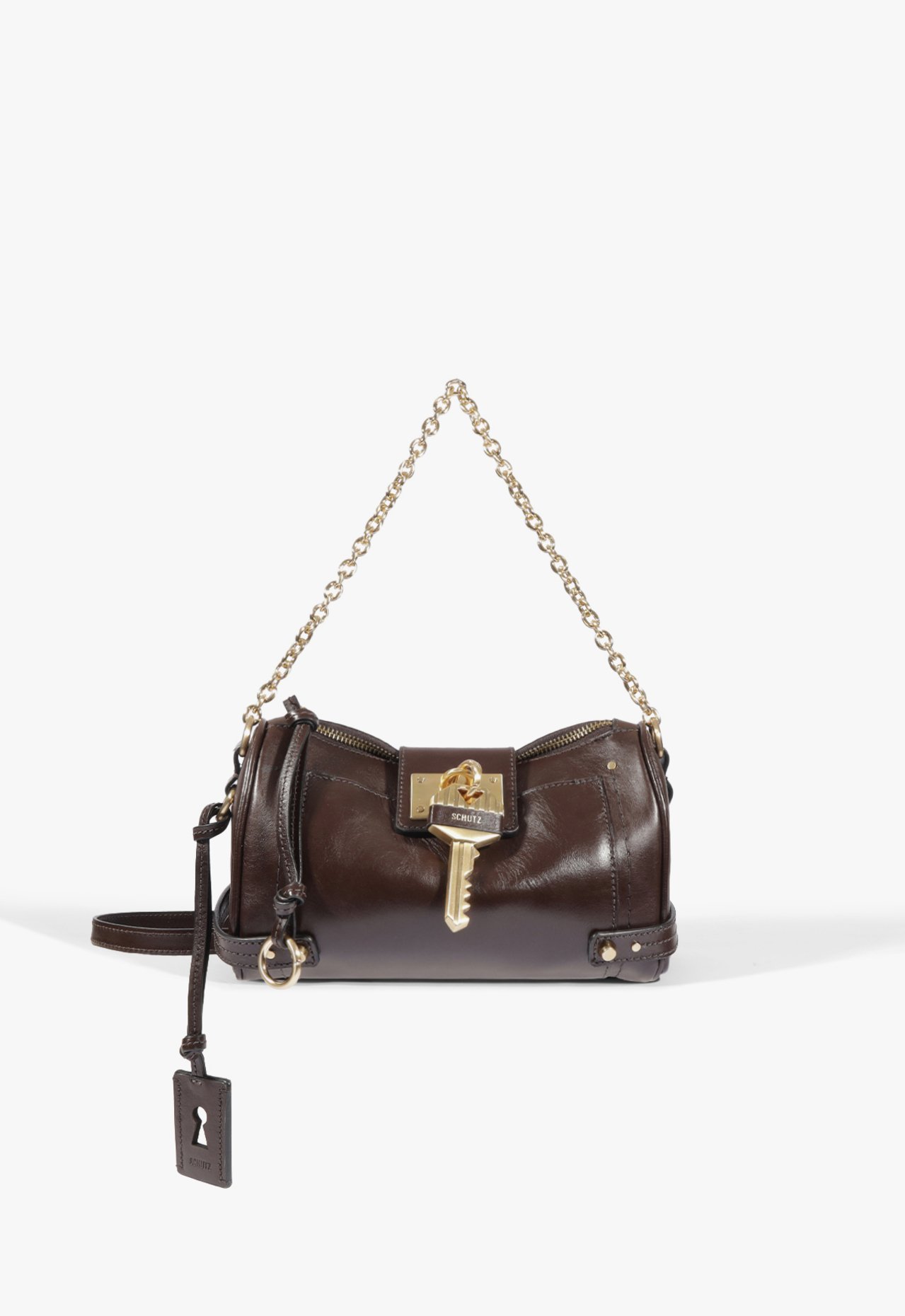 1938513 Bolsa Tiracolo The Secret Couro Marrom | ZZ MALL