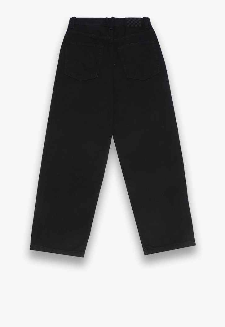 Calça Check-5 Baggy Denim Black