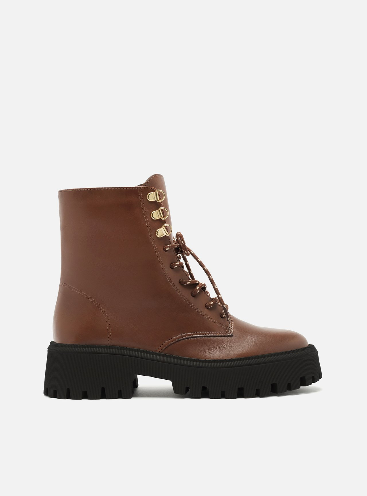 Bota Marrom Arezzo Tratorada Amarração | ZZ MALL