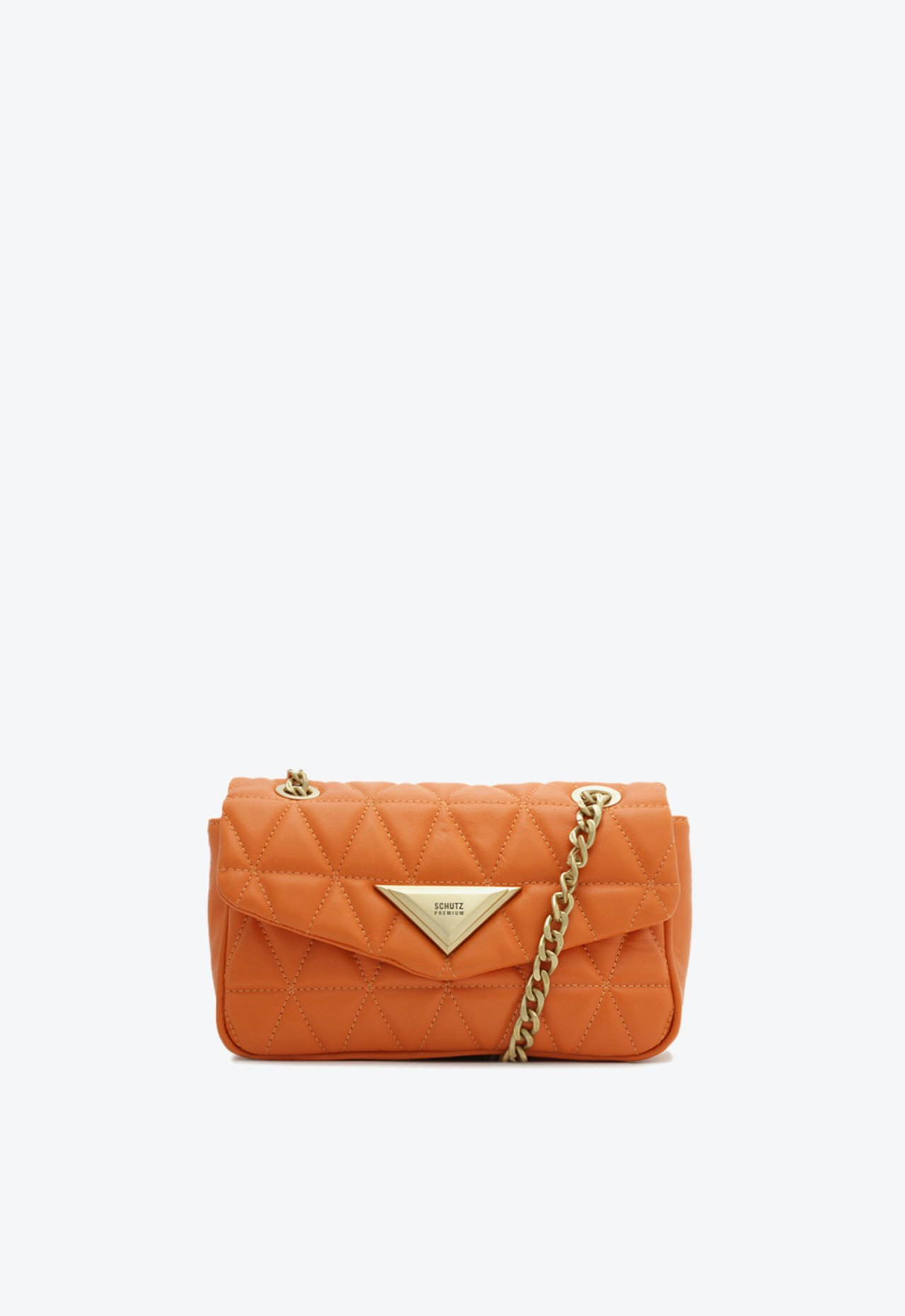 Bolsa Tiracolo Laranja Schutz Média 944 Matelassê | ZZ MALL