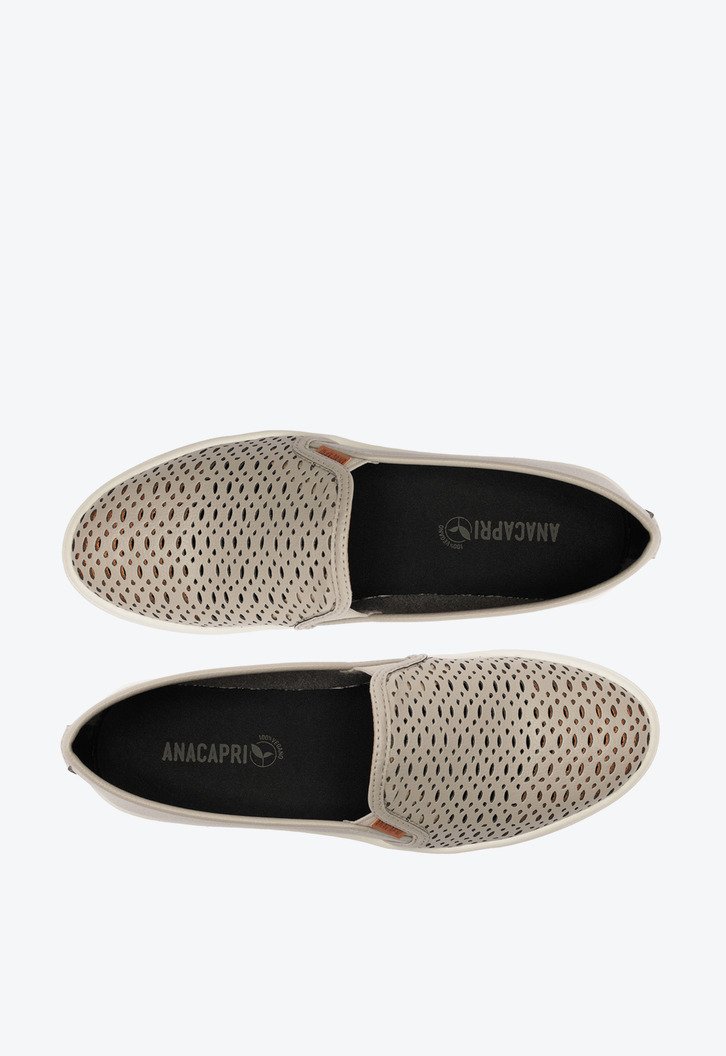 Tênis Slip On Ana Cinza