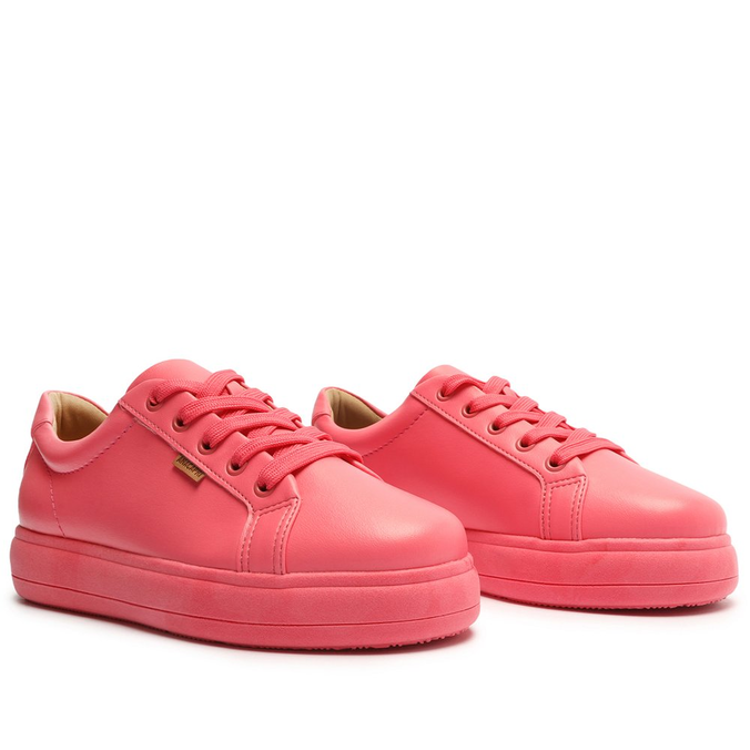 Tênis Flatform Comfy Rosa Babi