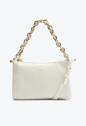 Bolsa Tiracolo Anacapri Pequena Corrente Cordão Branca