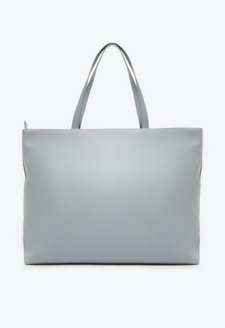 Bolsa Shopping Azul Anacapri Zíper Grande