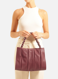 Bolsa Tote Rosa Grande