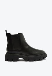 Bota Preta Anacapri Tratorada Cano Baixo