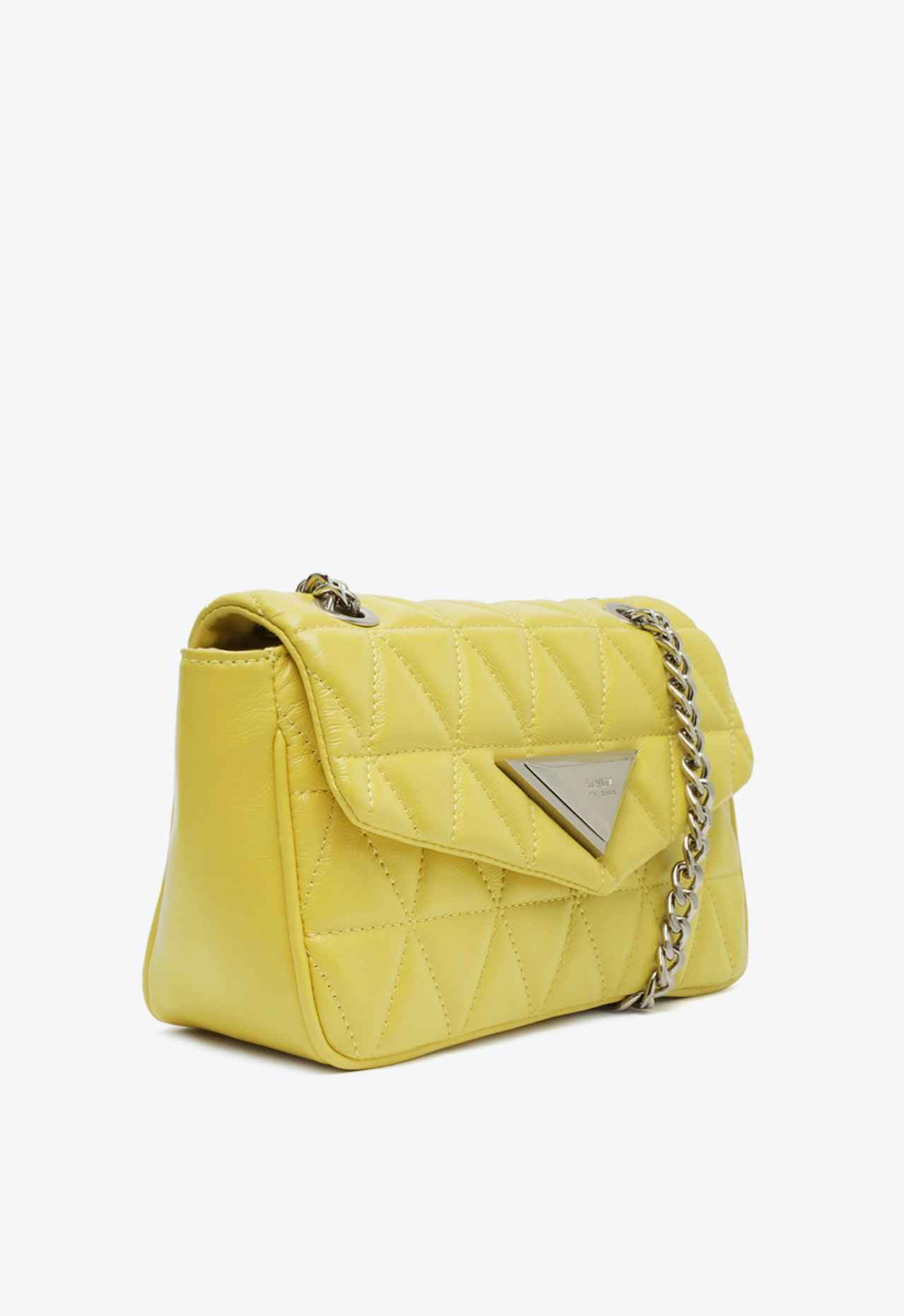 Bolsa Tiracolo Amarela Schutz Média 944 Matelassê | ZZ MALL