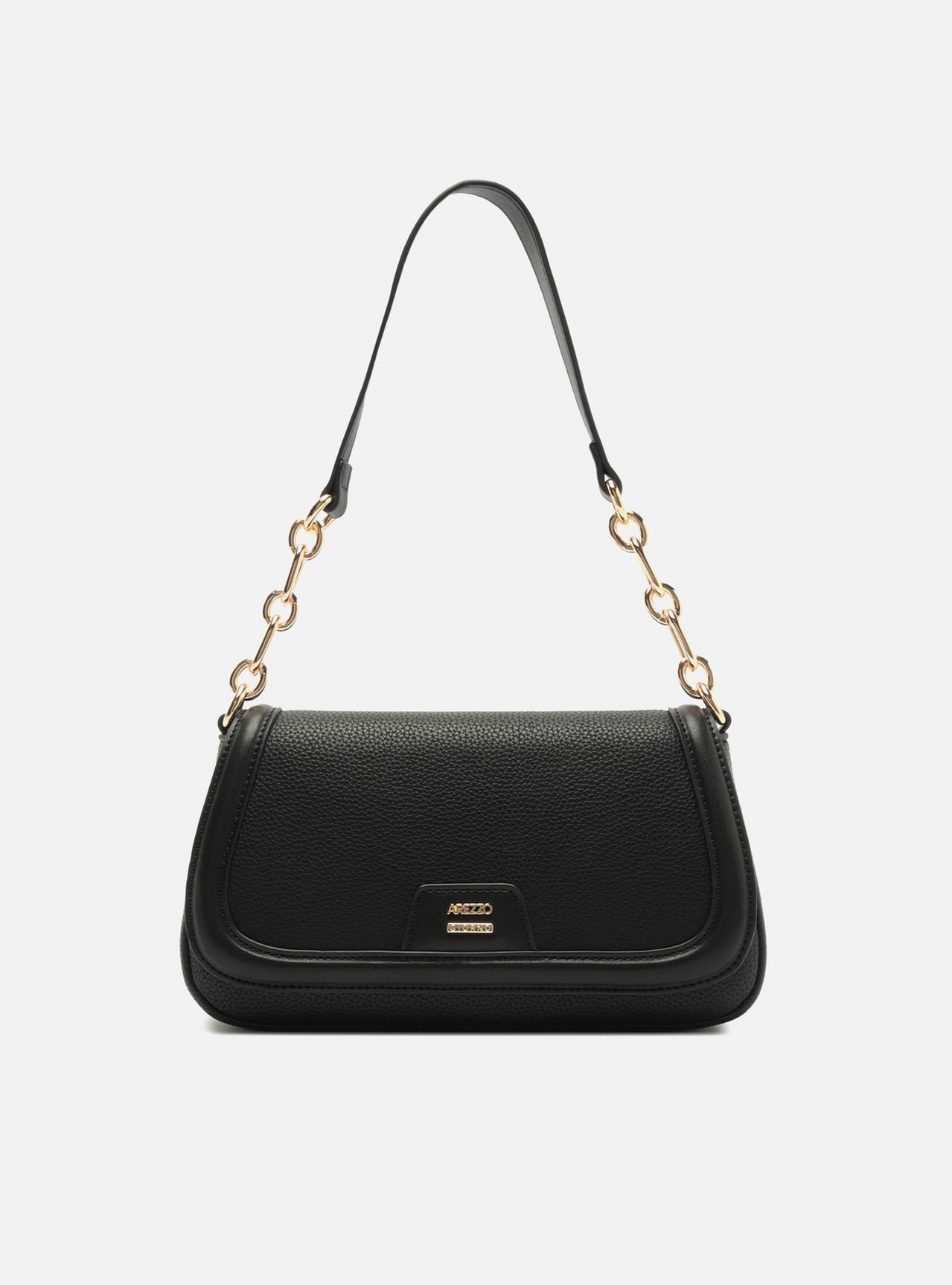Bolsa Shoulder Preta Média | ZZ MALL