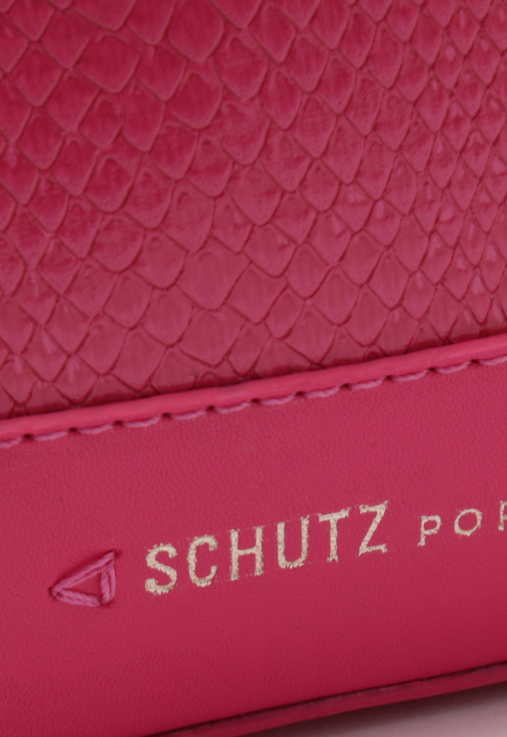 Bolsa Rosa Schutz Transversal Pequena Sintética