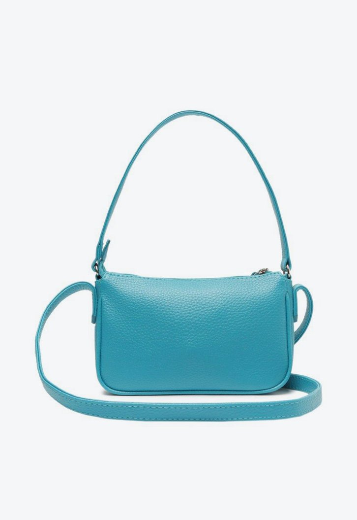 Bolsa Crossbody Azul Anacapri Baguete Básica Pequena
