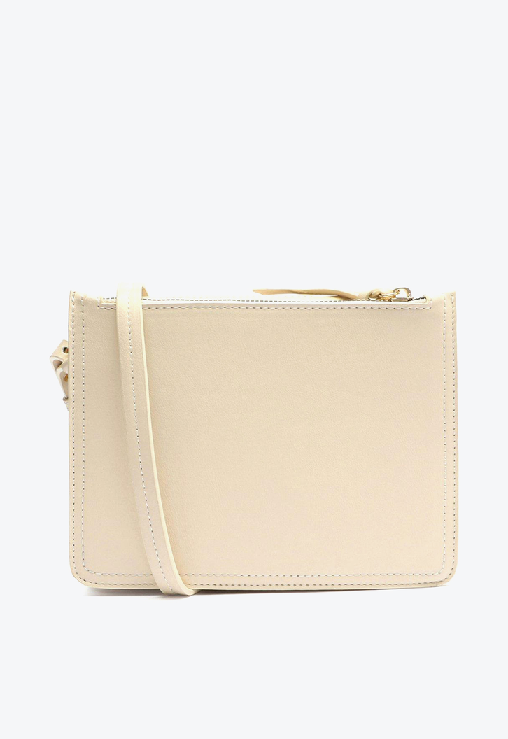 Bolsa Tiracolo Branca Arezzo Pequena Quadrada