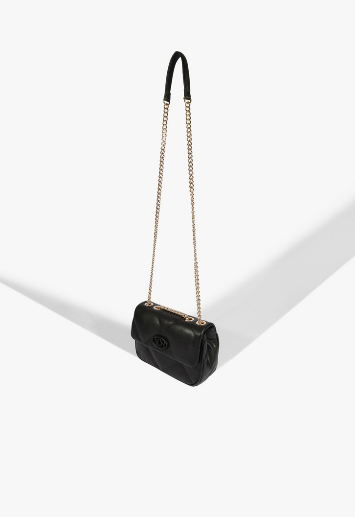 Bolsa Tiracolo Crossbody Marina Pequena Preta | ZZ MALL