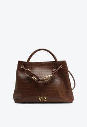 Bolsa Tote Marrom Vicenza Mika Média