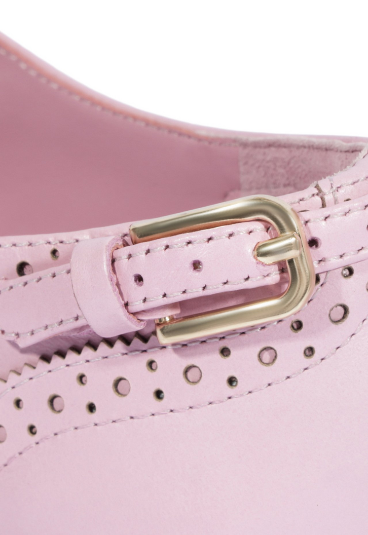 Oxford Dafne Couro Rosa
