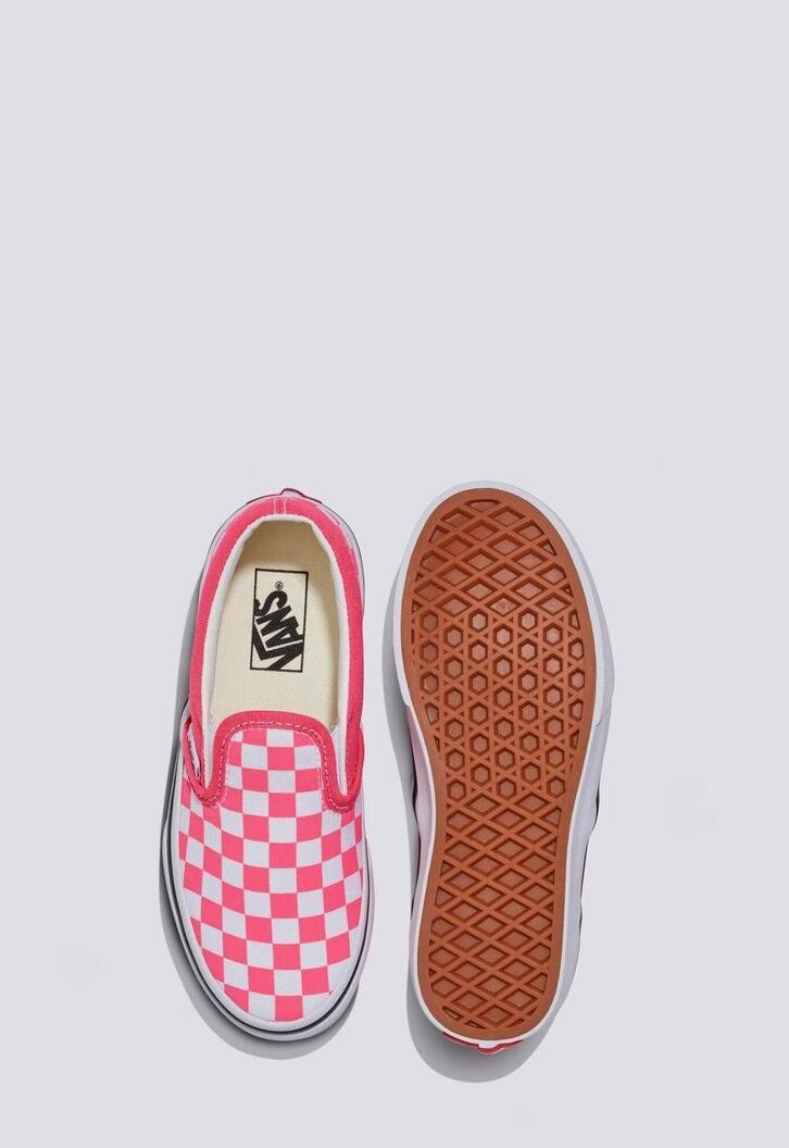 Tênis Slip-On Checkerboard Honeysuckle Infantil