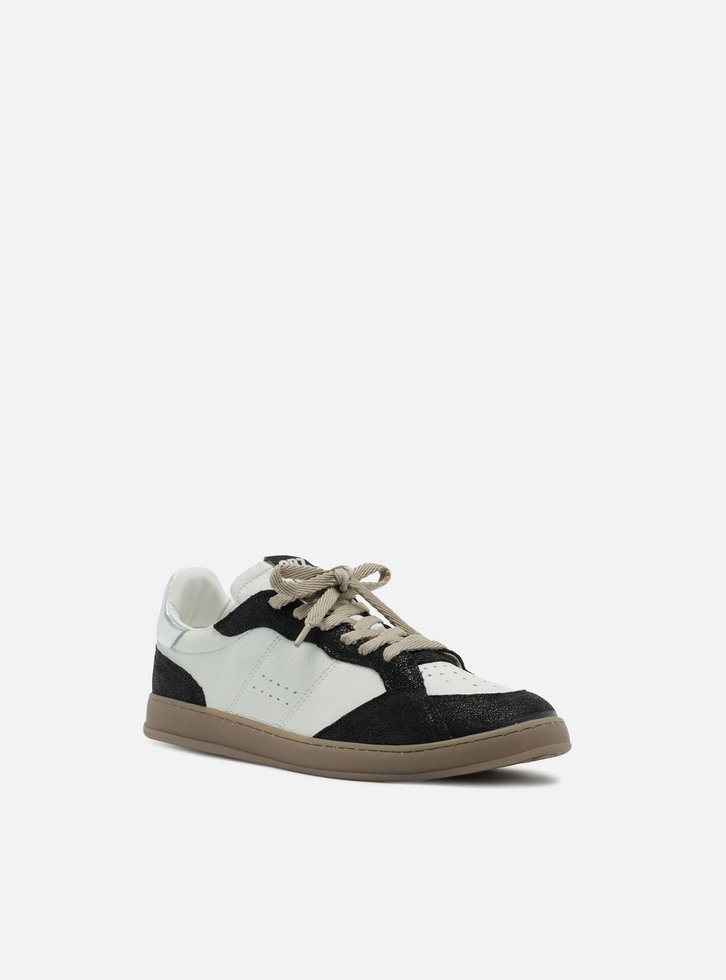 Tênis Branco Preto Arezzo Camurça Amarração