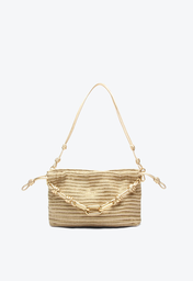 Bolsa Tiracolo Canoe Média Bege