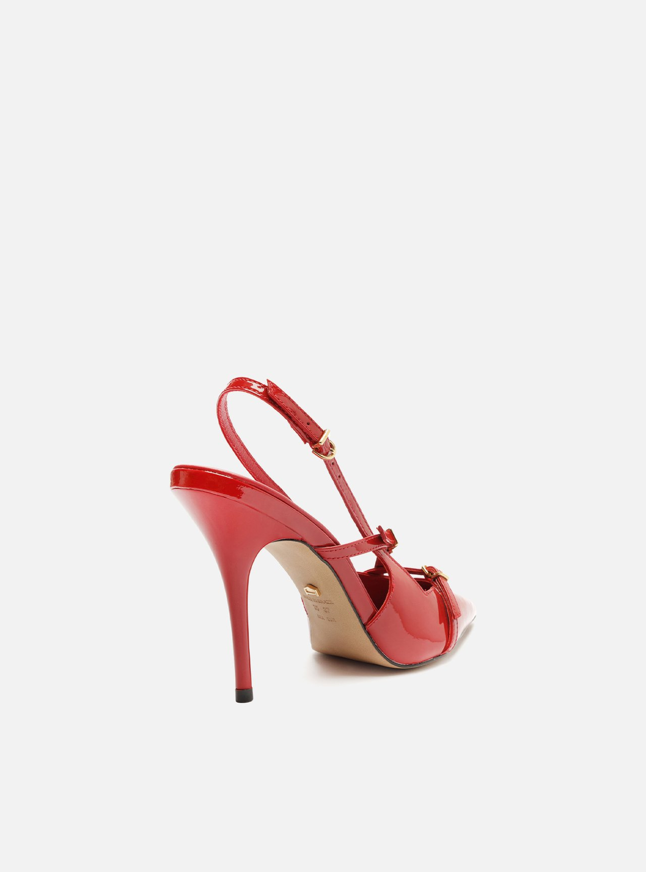 Scarpin Vermelho Arezzo Verniz Salto Alto Slingback Amélia | ZZ MALL
