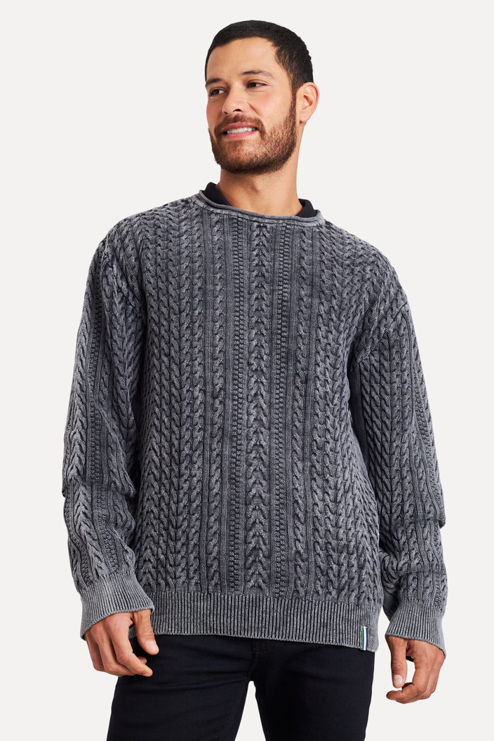 TRICOT AZUL RESERVA INDIGO TRANÇA