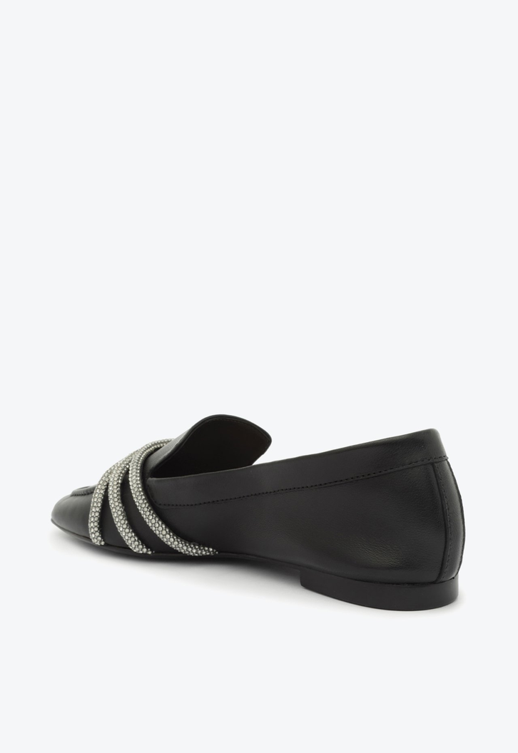 Mocassim Couro Brilho Preto