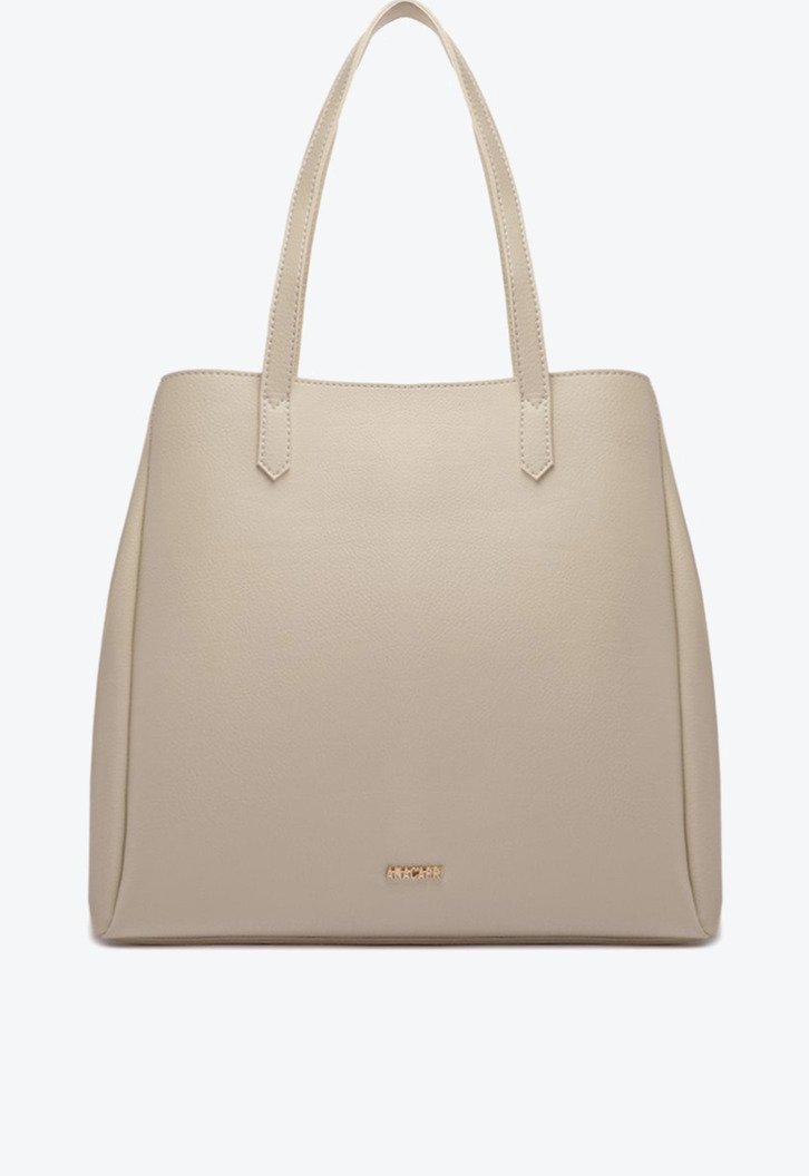 Bolsa Shopping Grande Minimal Branca