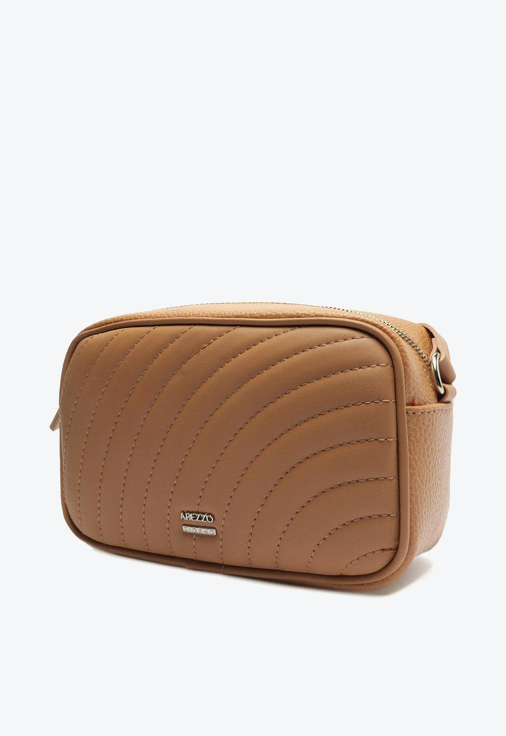 Bolsa Tiracolo Marrom Arezzo Elisa Pequena Giorno