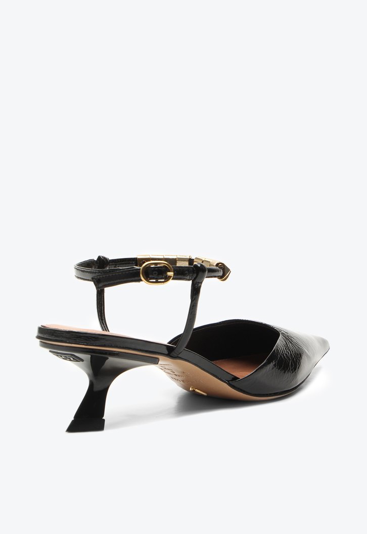 Slingback Servia Preto