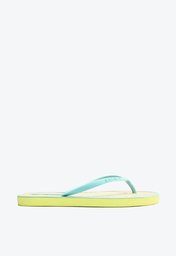 Chinelo De Dedo Amarelo Brizza  Capri Jelly Bico Redondo