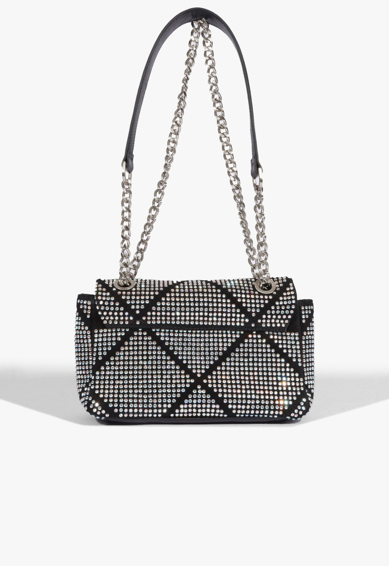 Bolsa Tiracolo Preta Schutz Média 944 Matelassê Couro | ZZ MALL