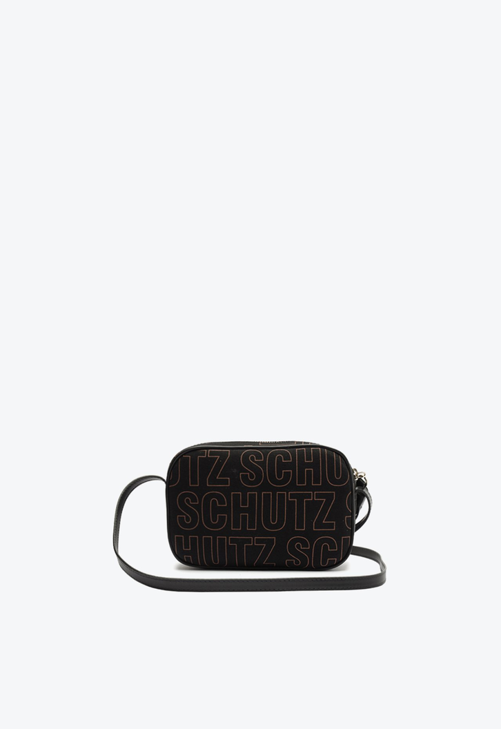 Bolsa Tiracolo Preta Schutz Pequena Guilhermina