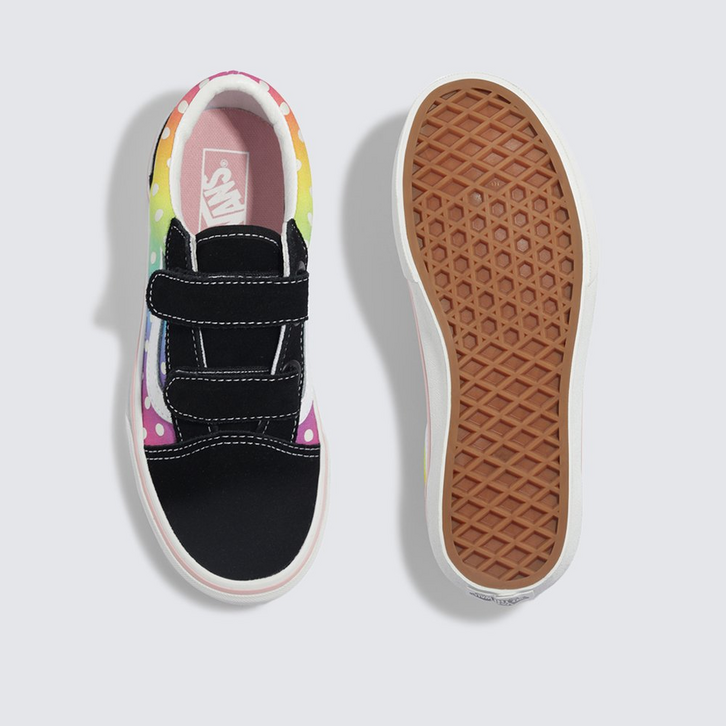 Tênis Old Skool Rainbow Glow Black Multi Infantil