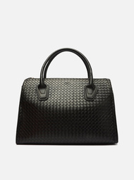 Bolsa Tote Preta Arezzo Tressê Miranda Grande