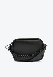 Bolsa Crossbody Preta Anacapri Corrente Monocromática Pequena