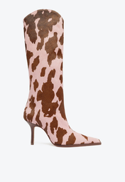 Bota Animal Print Rosa Schutz Maryana Hair