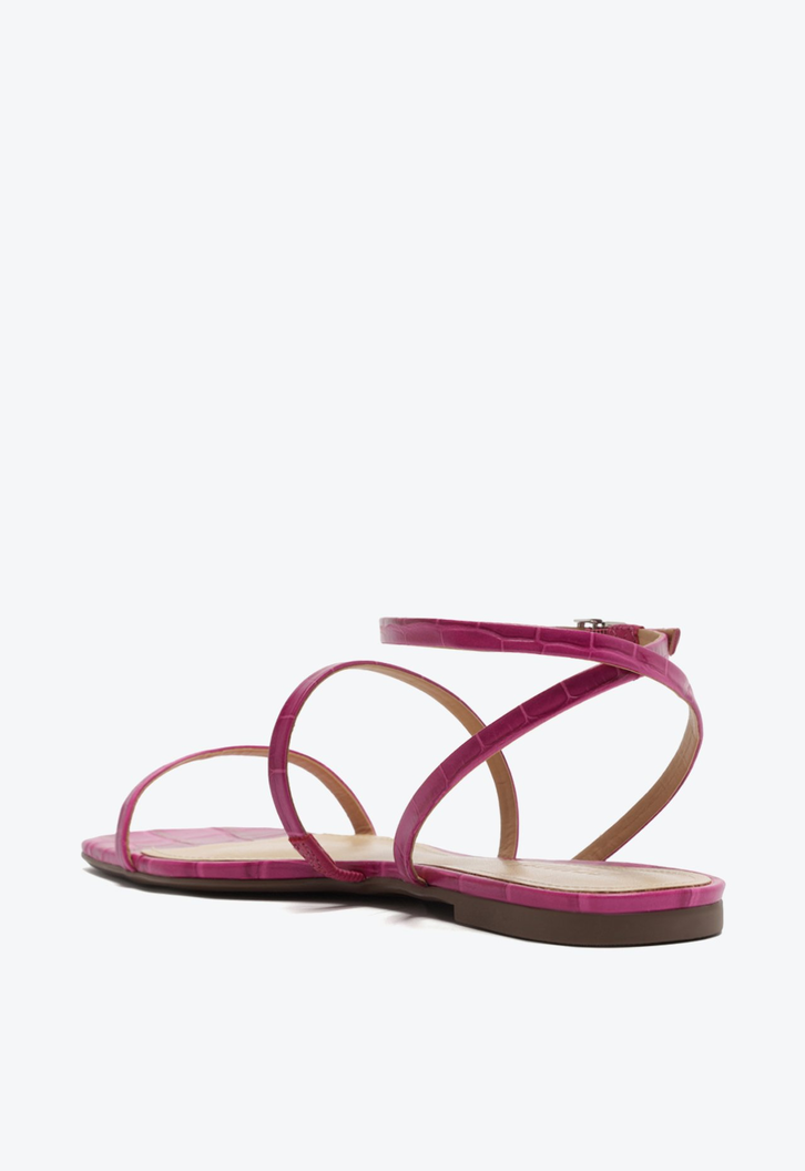 SANDALIA RASTEIRA COURO ROSA