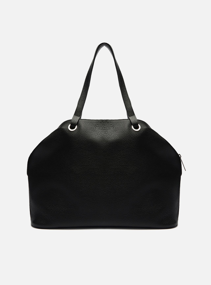 Bolsa Hobo Preta Arezzo Grande Minimal