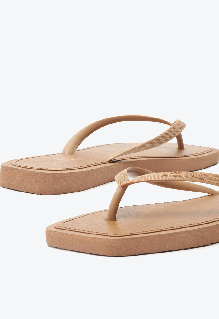 Chinelo De Dedo Marrom Brizza Square Recouro