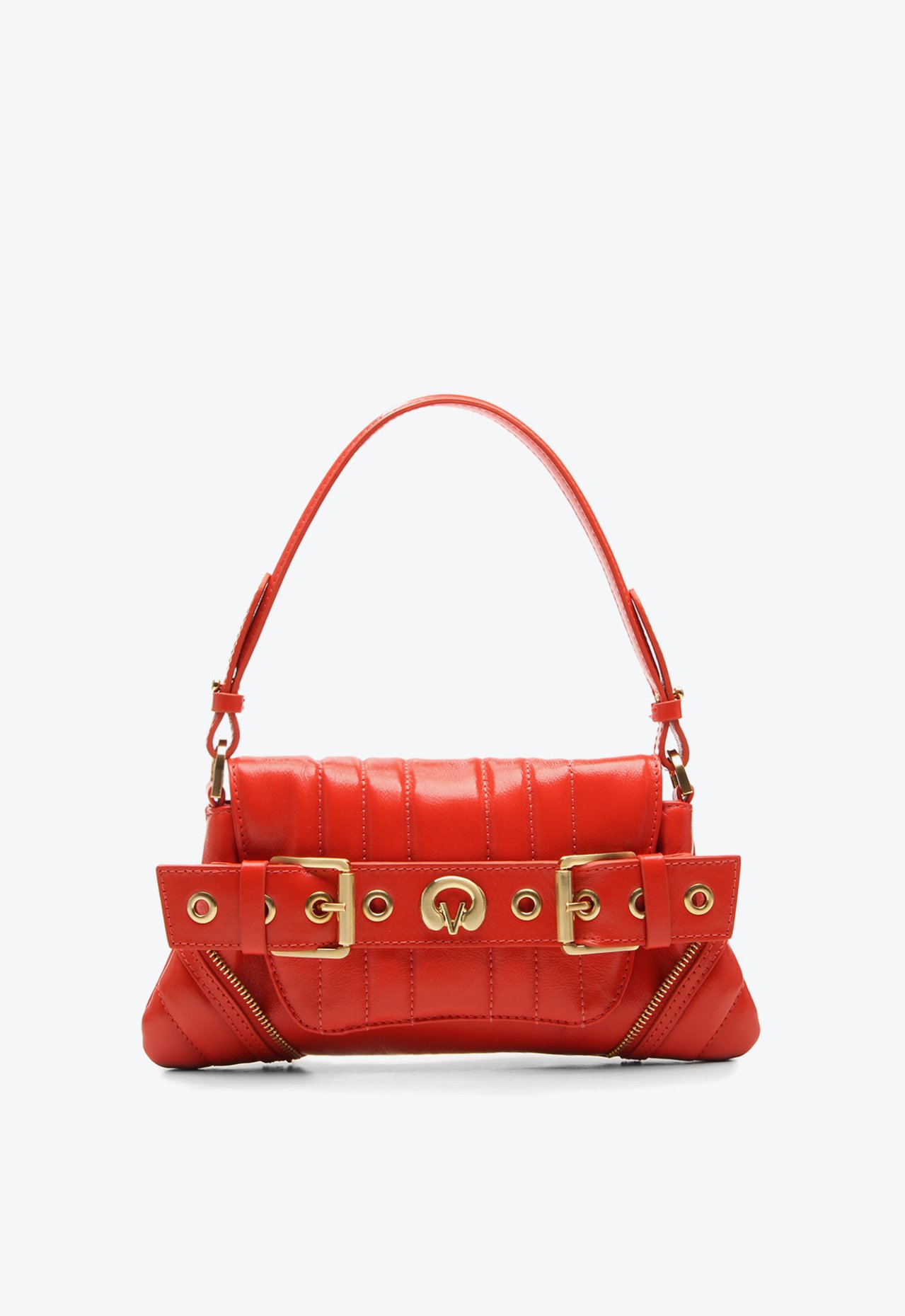 [ベル] Bolsa Vermelha Vicenza Shoulder Lien Média | ZZ MALL
