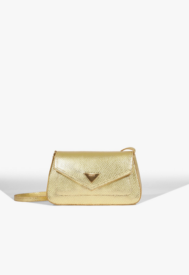 Bolsa Tiracolo Liese Pequena Dourada | ZZ MALL