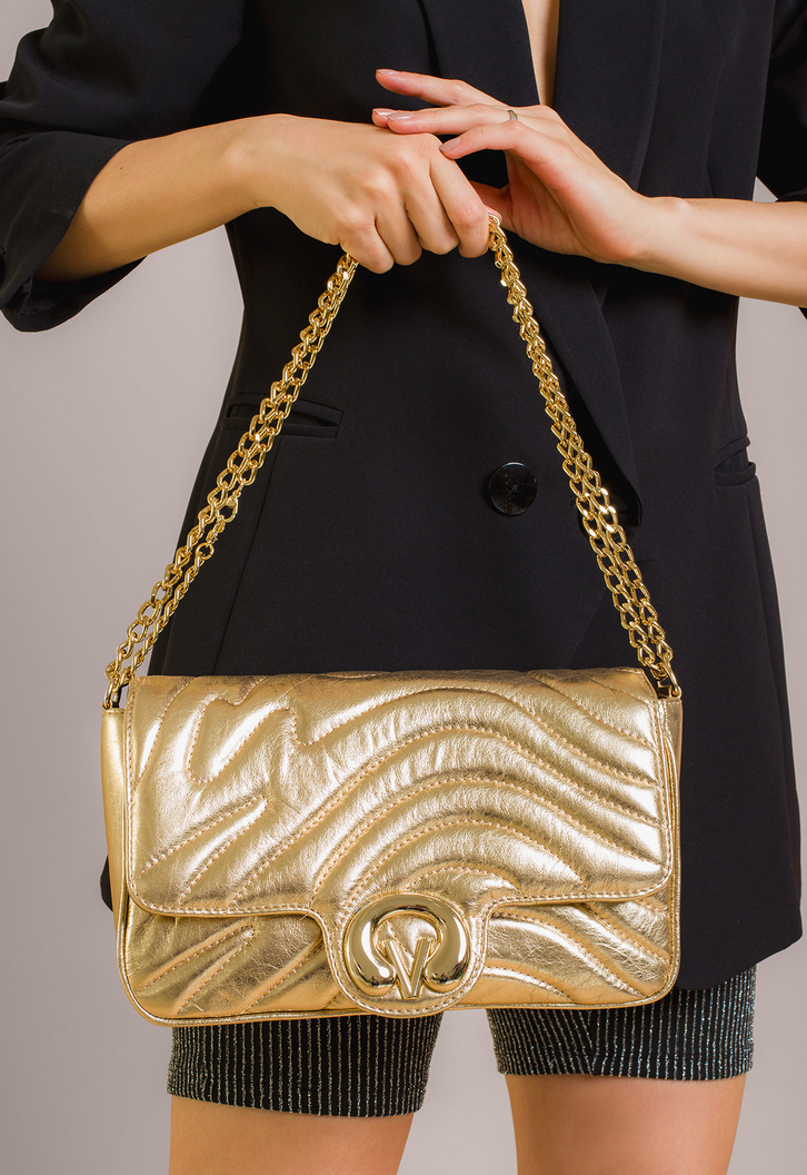 Bolsa Tiracolo Lily Média Dourada