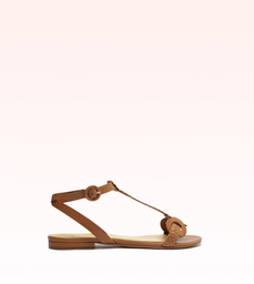 Isabela Flat Sandal Cuoio