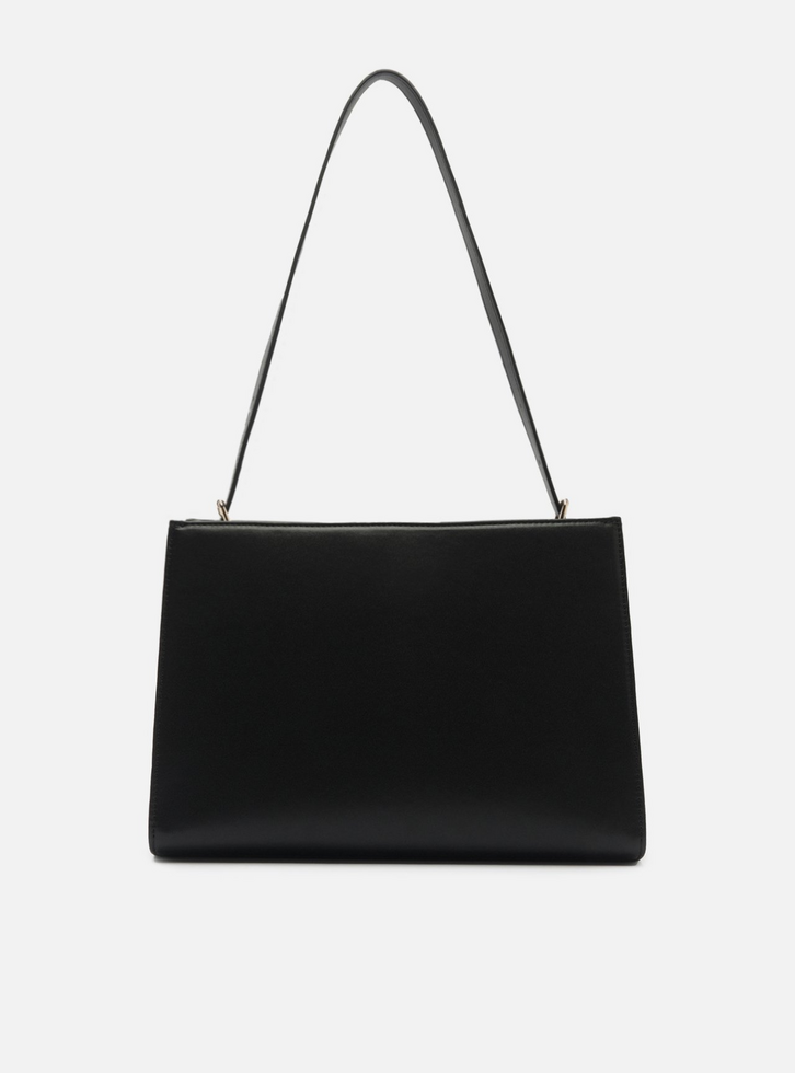 Bolsa Shoulder Preta Média | ZZ MALL