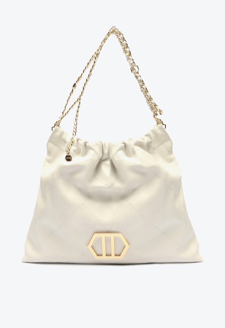 Bolsa Hobo Branca Arezzo Couro Ester Grande