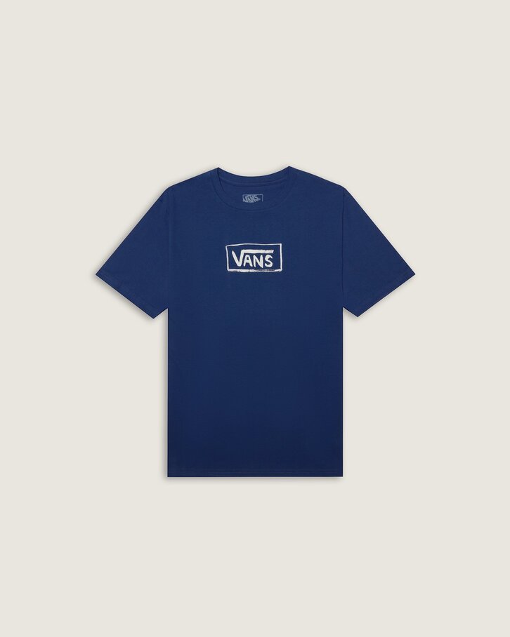 Camiseta Manga Curta Vans On Canvas Royal Cobalt Infantil