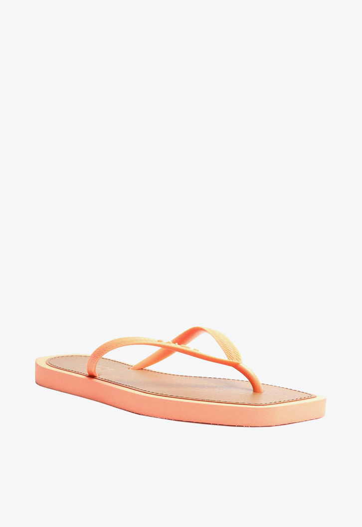 Chinelo De Dedo Laranja Brizza Square