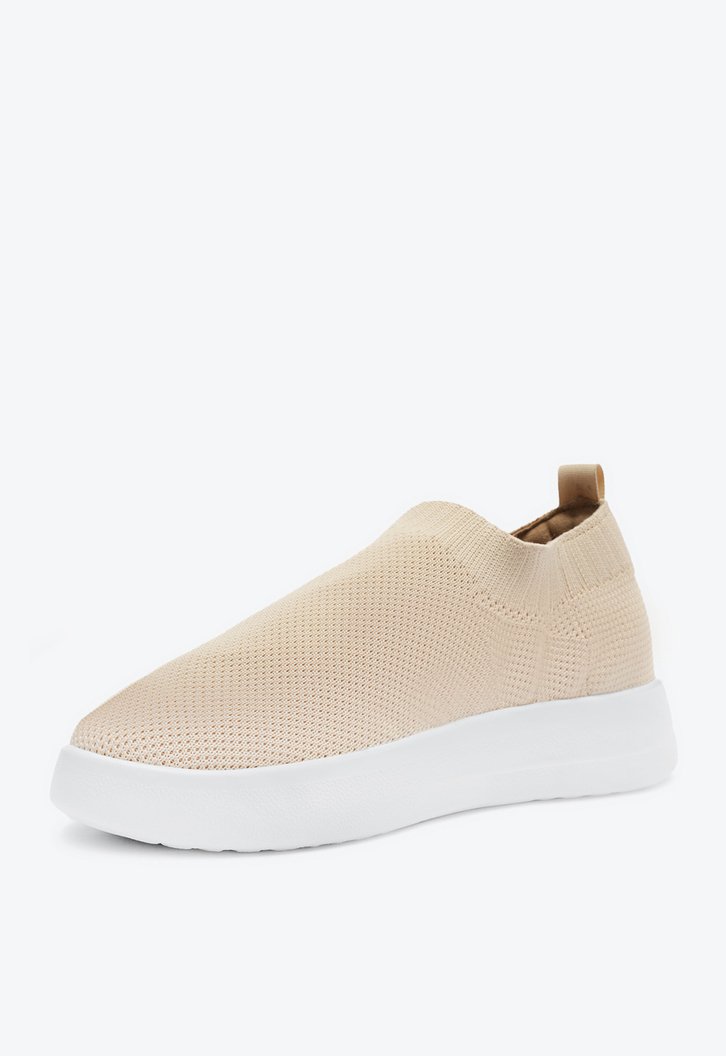 Tênis Slip On Nude Anacapri Sola Alta Knit