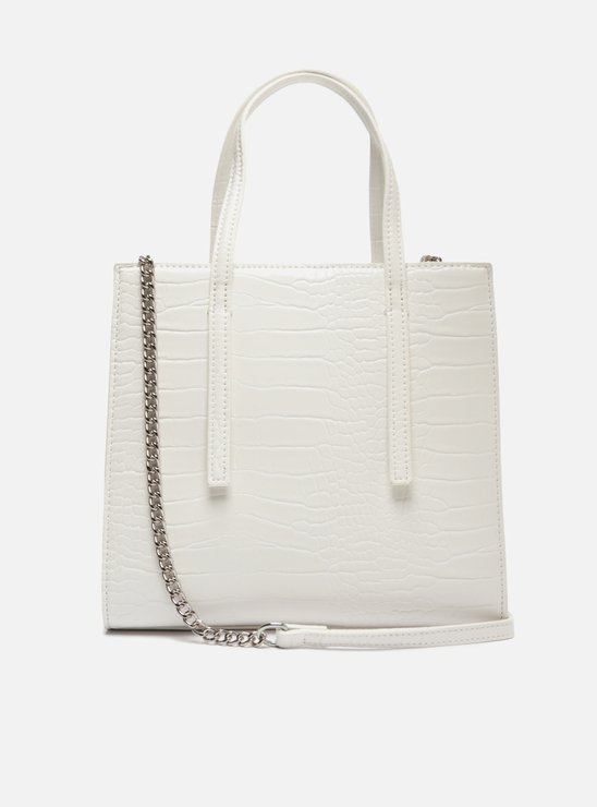 Bolsa Tote Branca Média